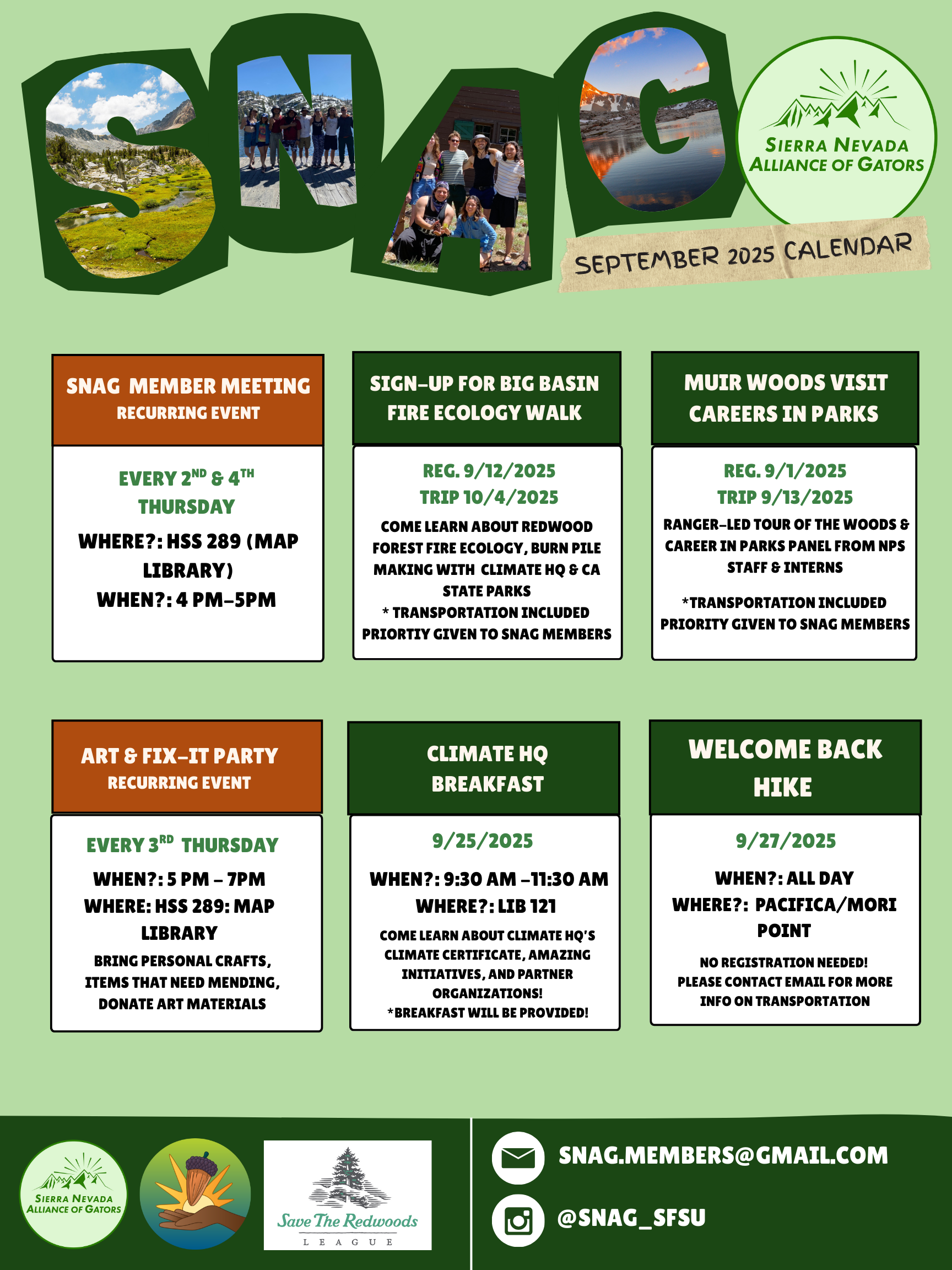 snag events