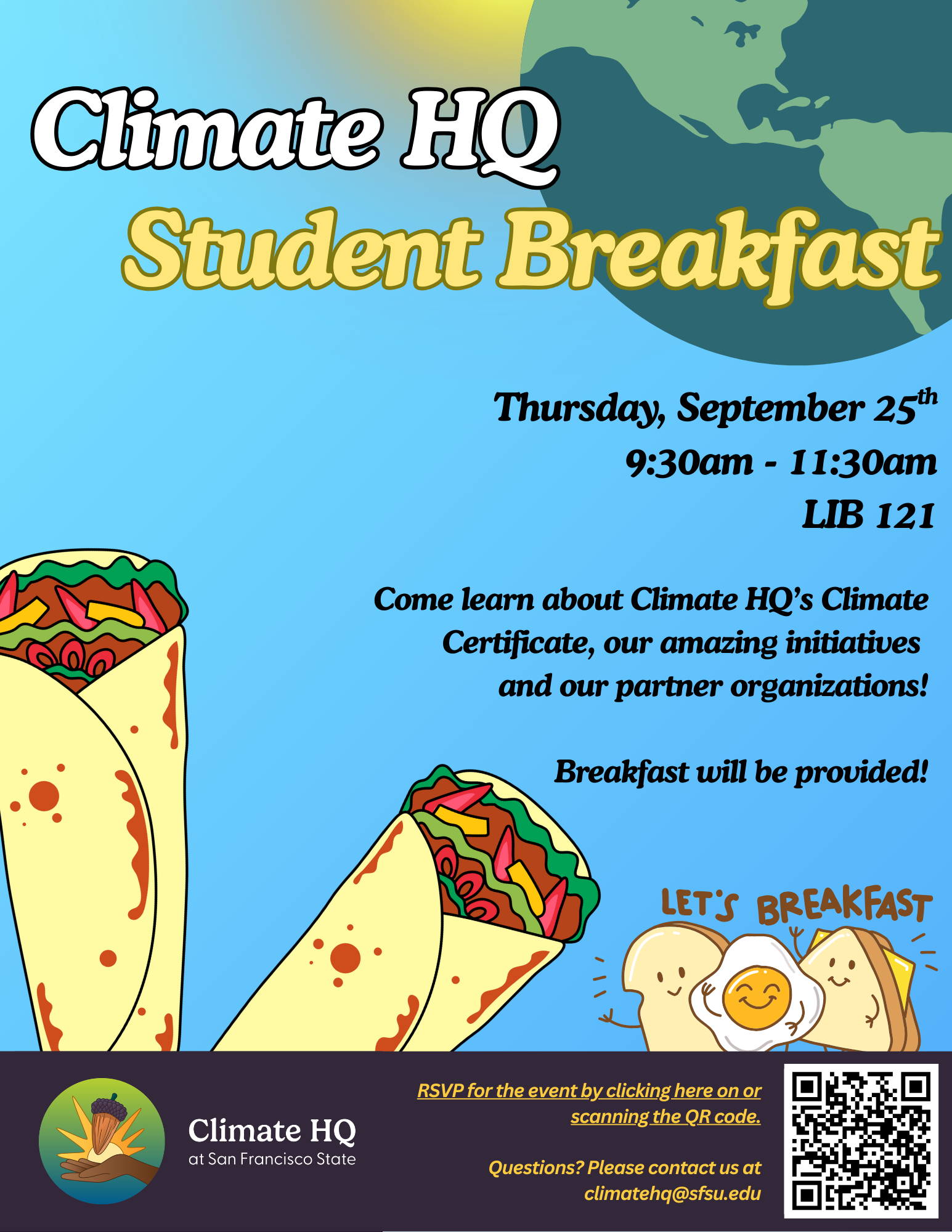 climate hq student breakfast san francisco state climate justice