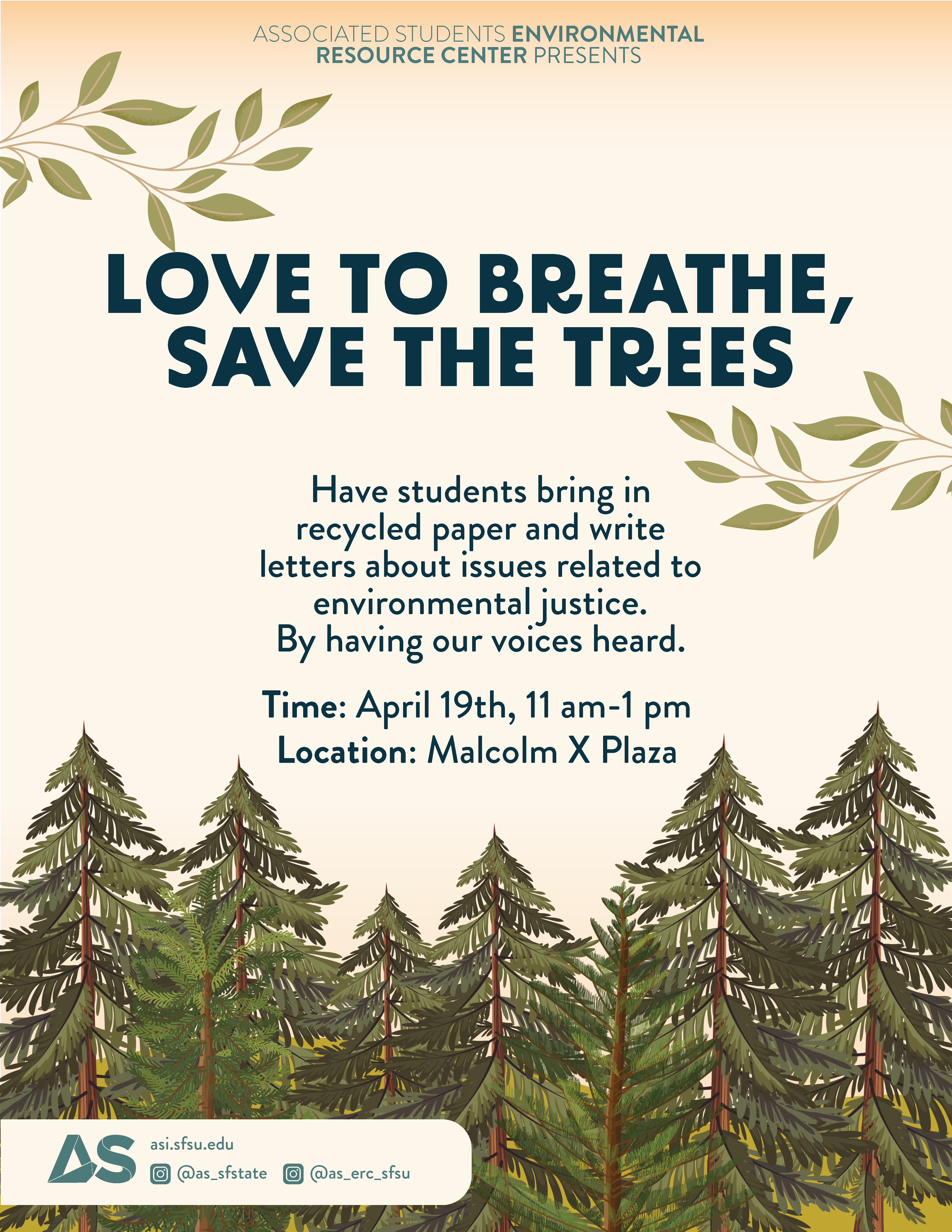 love to breathe save the trees